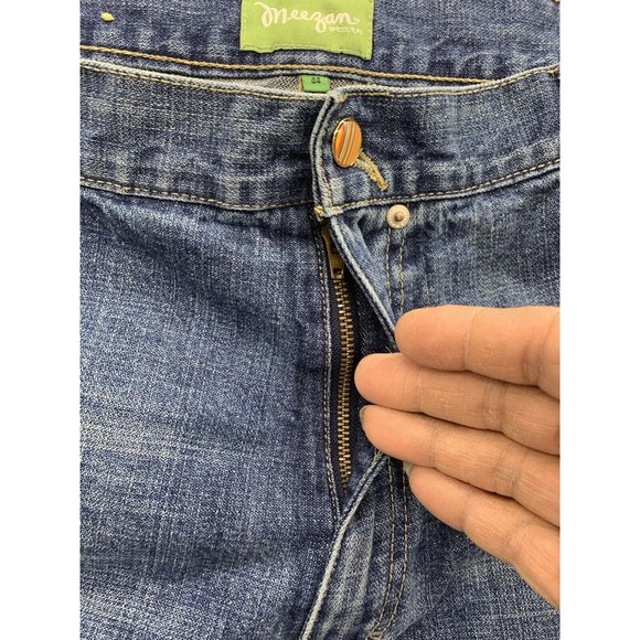 Meezan Art Couture Denim Jeans Men's 44 Medium Distress Wash Lightly Destroyed - Picture 6 of 16